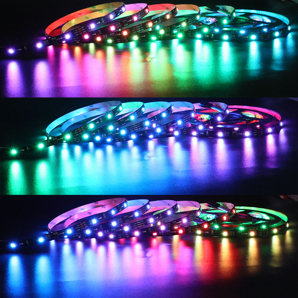 WS2811 DC12V 150LEDs Programmable LED Strip Lights, Addressable Digital Full Color Chasing Flexible LED Strips, Indoor Use, 5m/16.4ft Per Reel By Sale WS2811 DC12V 150LEDs Programmable LED Strip Lights, Addressable Digital Full Color Chasing Flexible LED Strips, Indoor Use, 5m/16.4ft Per Reel By Sale